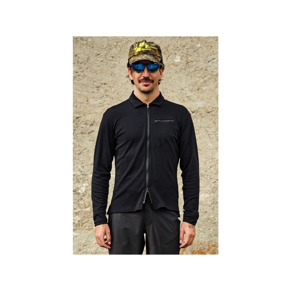 Giordana Gravel Uld Cykeljakke - Lange Ærmer - Sort - Str. 2XL