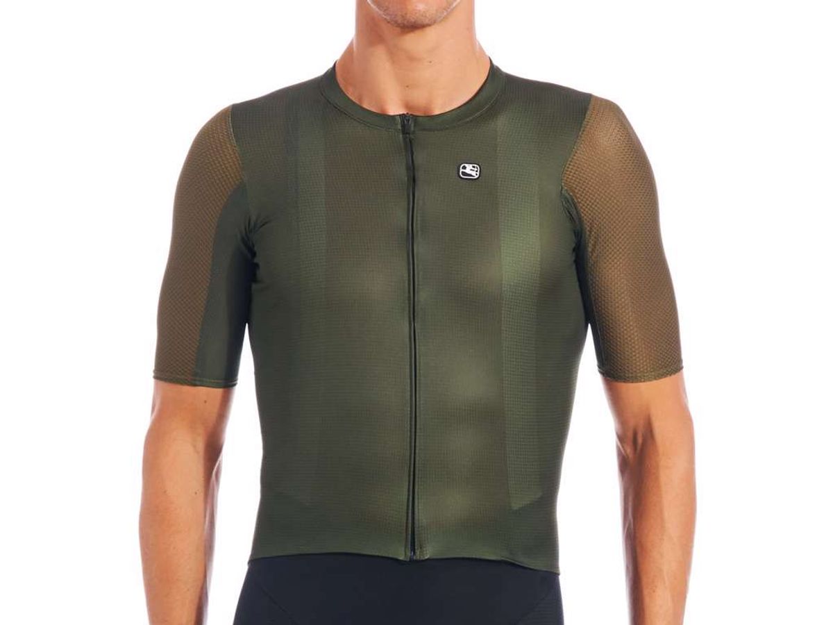 Giordana Silverline - Cykeltrøje - Korte Ærmer - Army Grøn - Str. 3XL