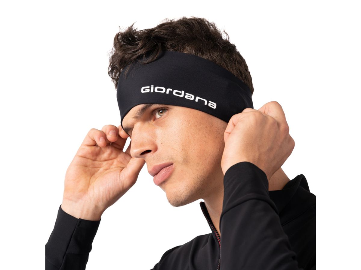 Giordana Super Roubaix - Ørevarmer m Windtex - Sort