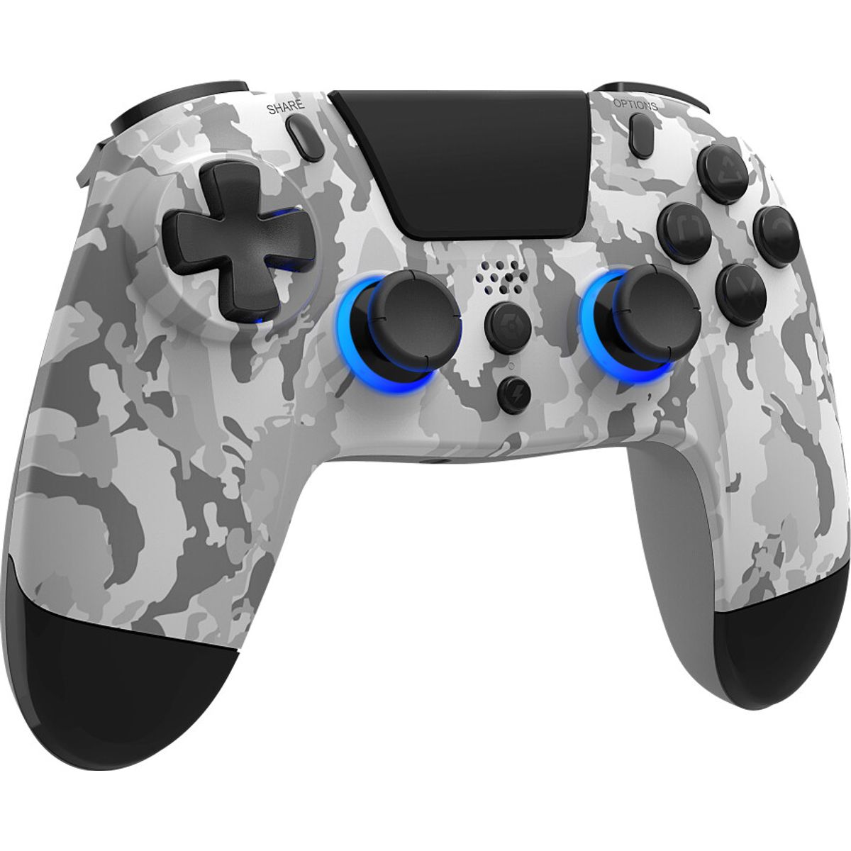 Gioteck - Vx4+ Trådløs Controller Til Ps4 Og Pc - Rgb - Camo Grå