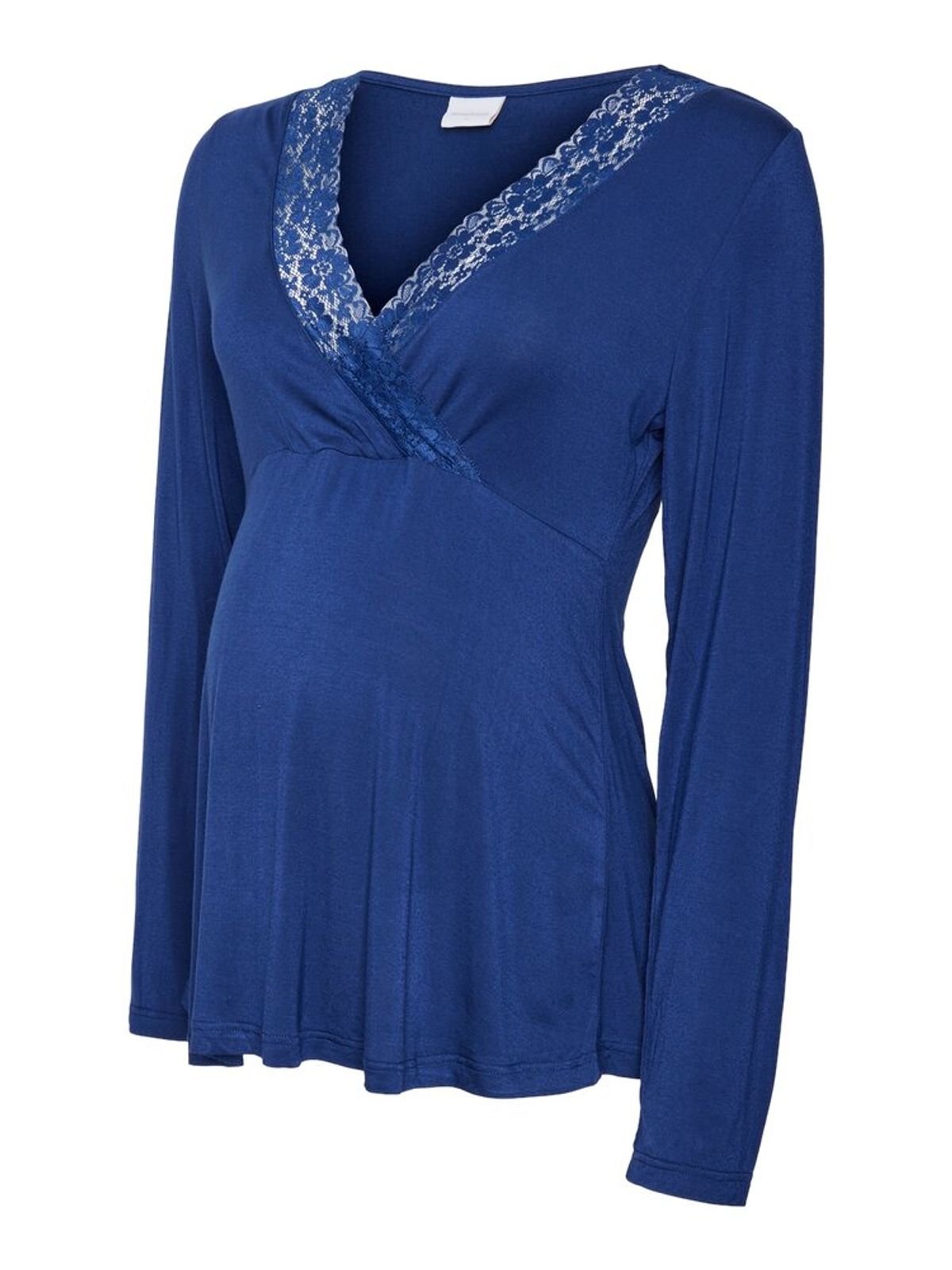 Giovanna tess langærmet top - BLUE - M