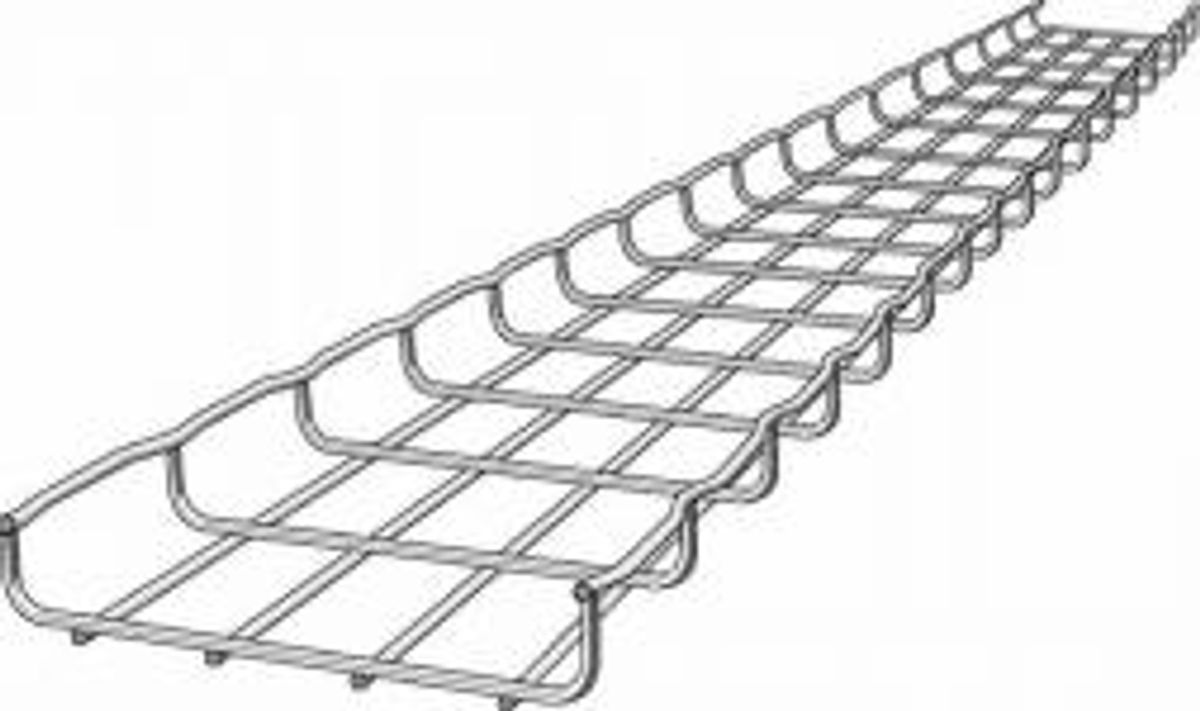 Gitterbakke CF 30/100-E - 30X100MM, el-galv. L=3,0 mtr.