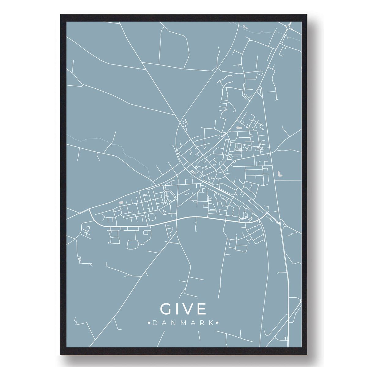 Give plakat - lyseblå (Størrelse: XS - 15x21cm (A5))