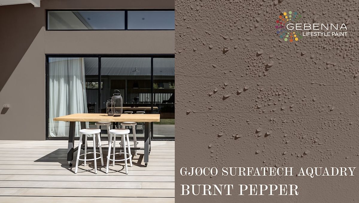 Gjøco Aquadry Facademaling: Burnt Pepper farveprøve