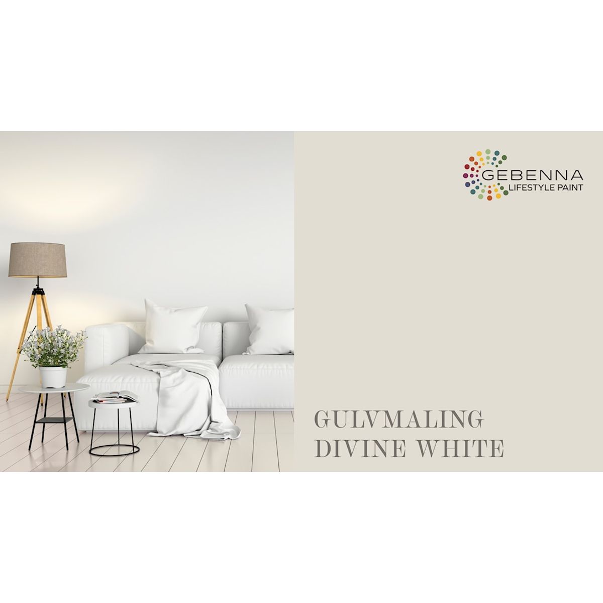 Gjøco Gulvmaling: Divine White 0,68 l