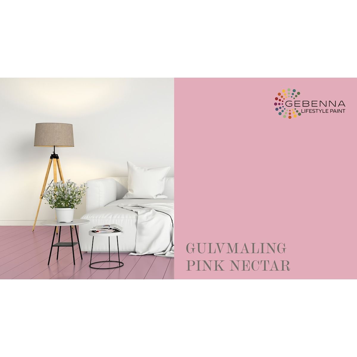 Gjøco Gulvmaling: Pink Nectar 9 l