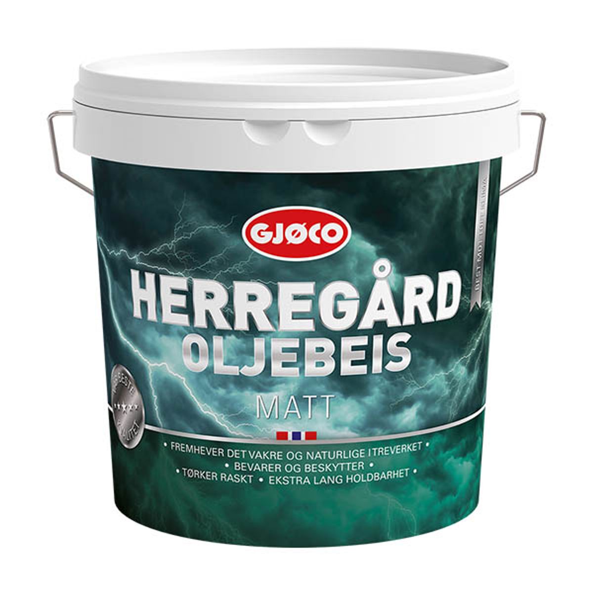 Gjøco herregård oljebeis - mat transpare... 2,7 liter