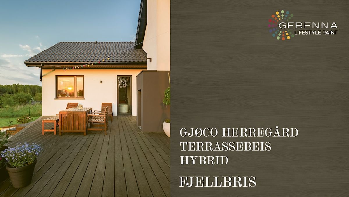 Gjøco Hybrid Terrassebeis: Fjellbris 9 liter