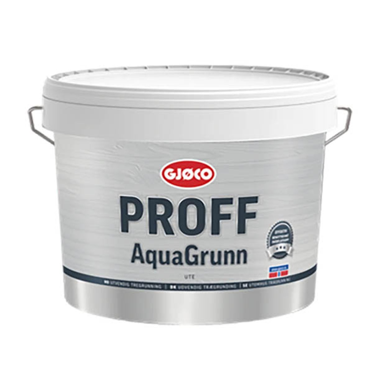 Gjøco proff aquagrunder - hvid pigmenter... 3 liter