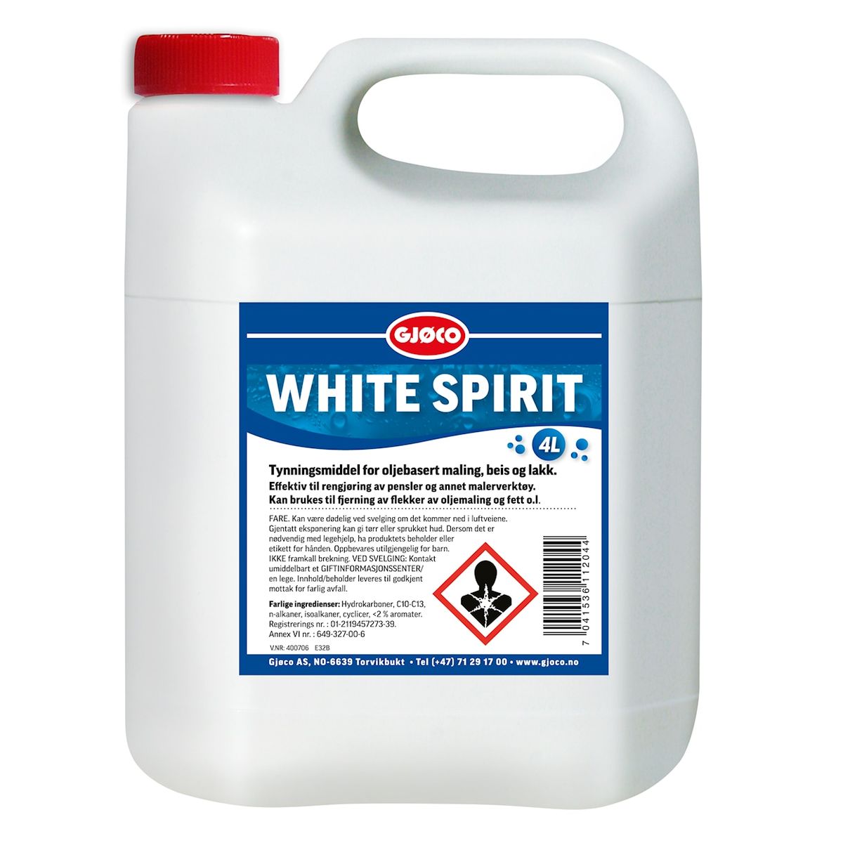 Gjøco White Spirit Fortynder 1 liter