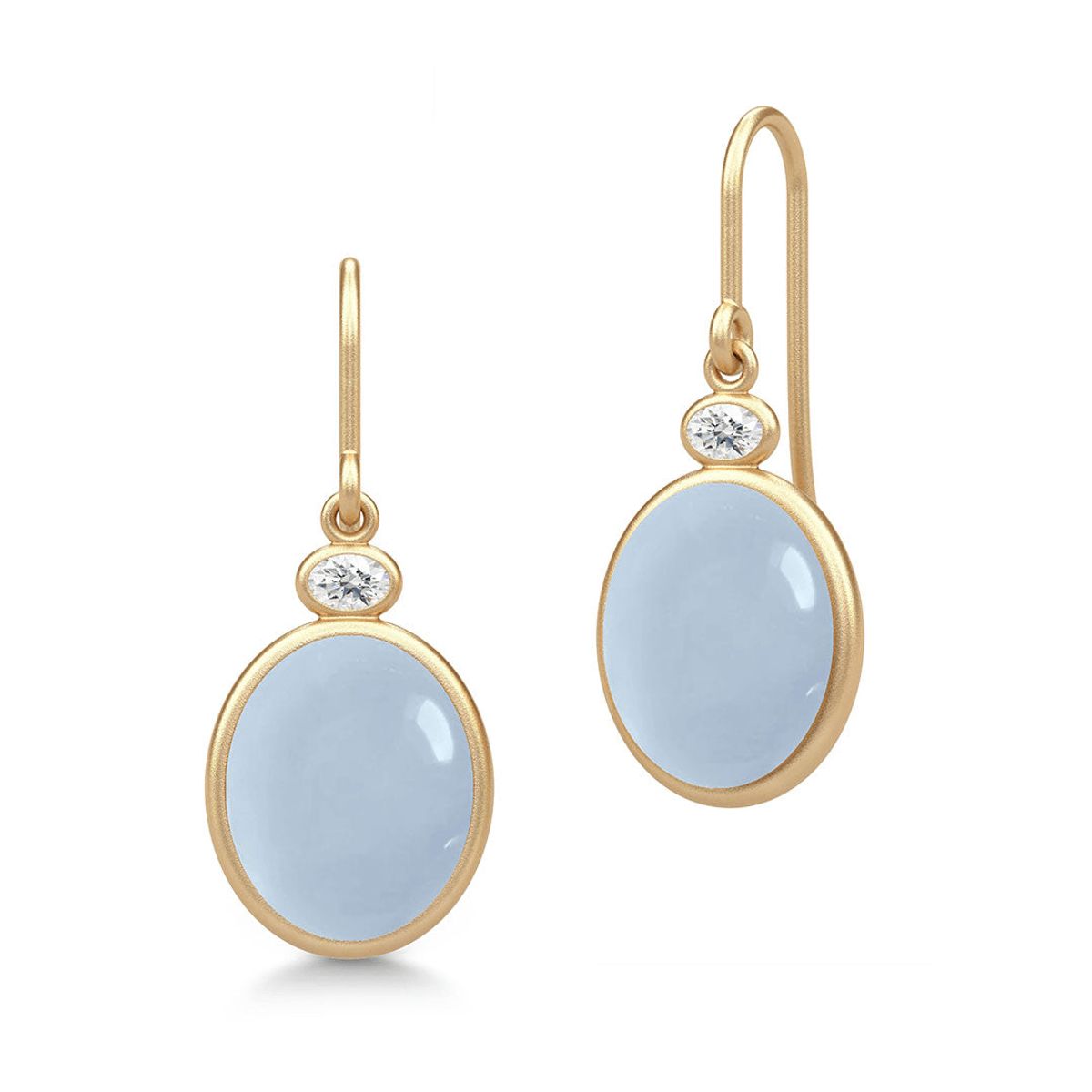 Glace Earrings Chalcedony