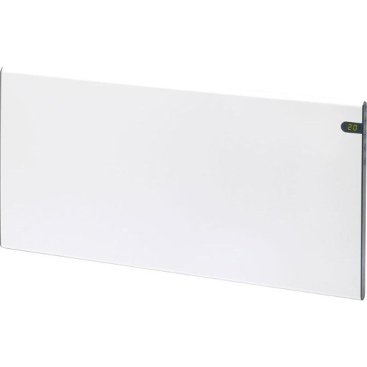 Glamox H30 El-radiator med termostat 1200W/230V, hvid, 18 m²