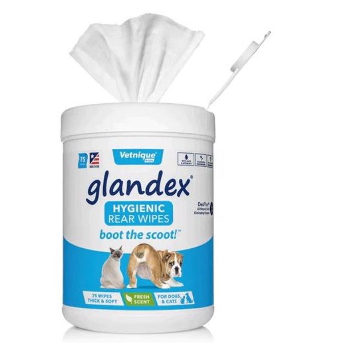 Glandex Wipes