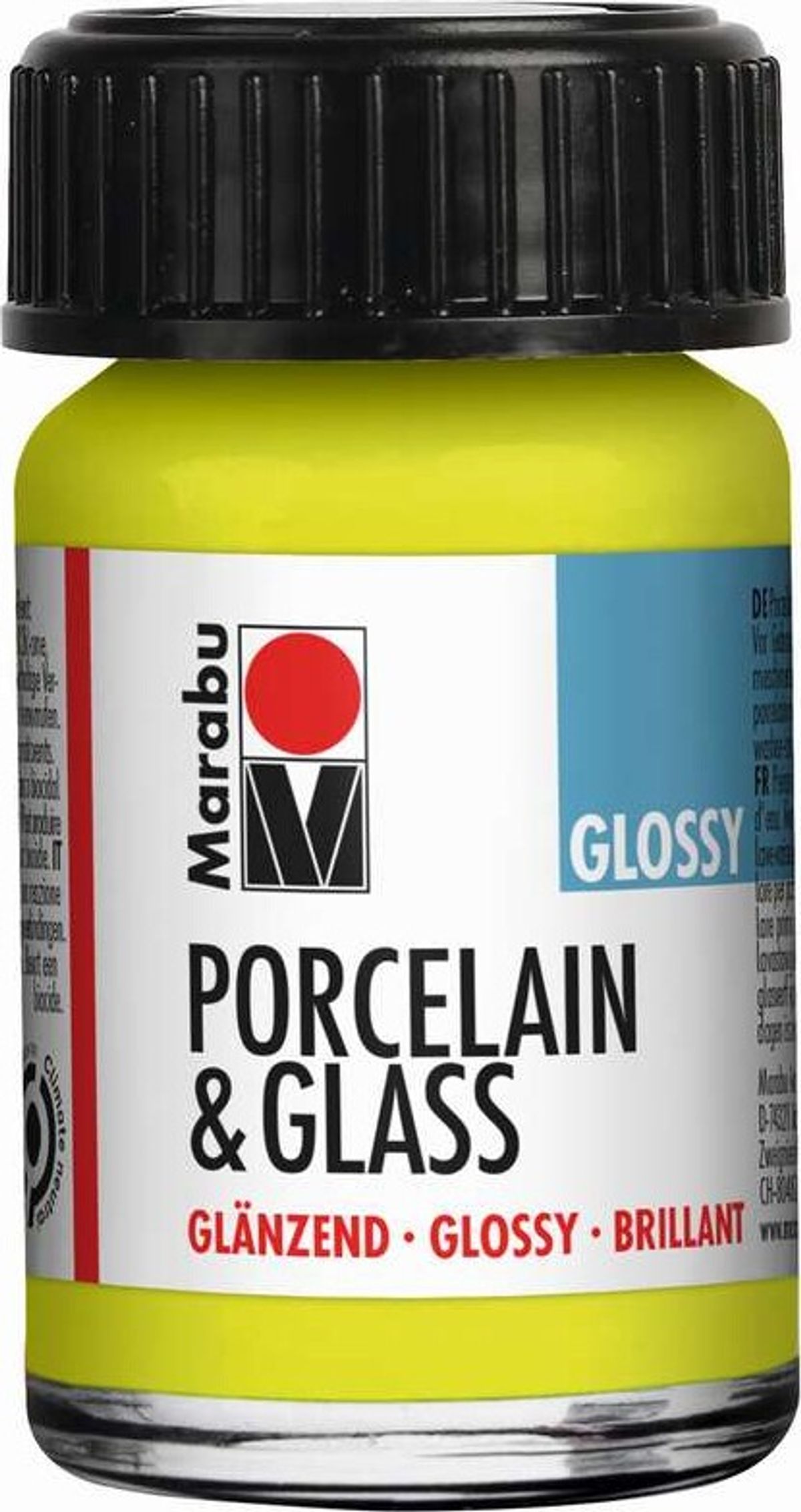 Glas Og Porcelænsmaling - Reseda - Porcelain & Glass Glossy - 15 Ml