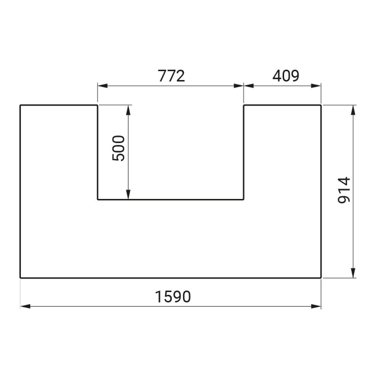 Glasgulvplade Contura i51-serien