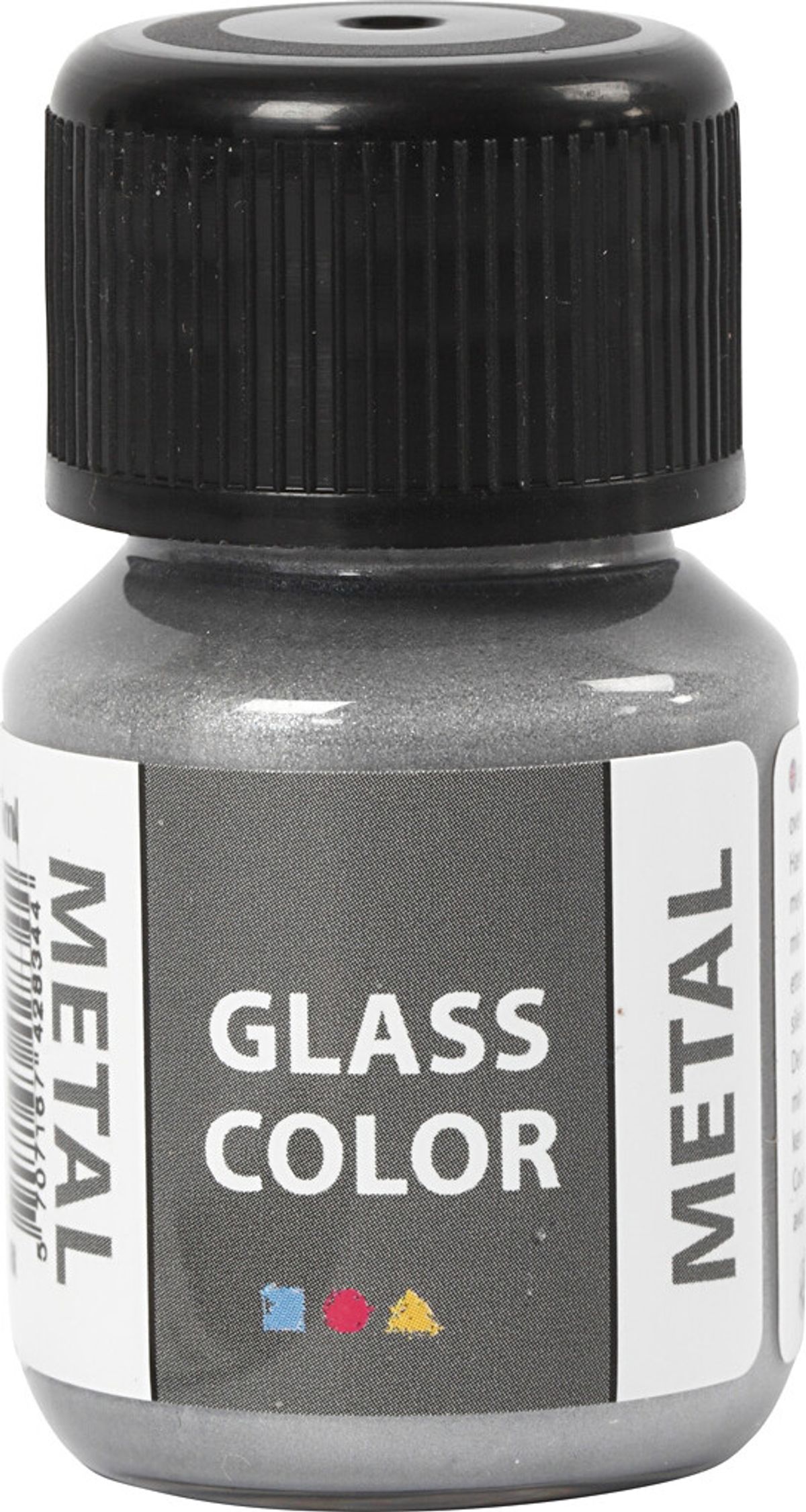 Glasmaling - Metal - Sølv - 30 Ml