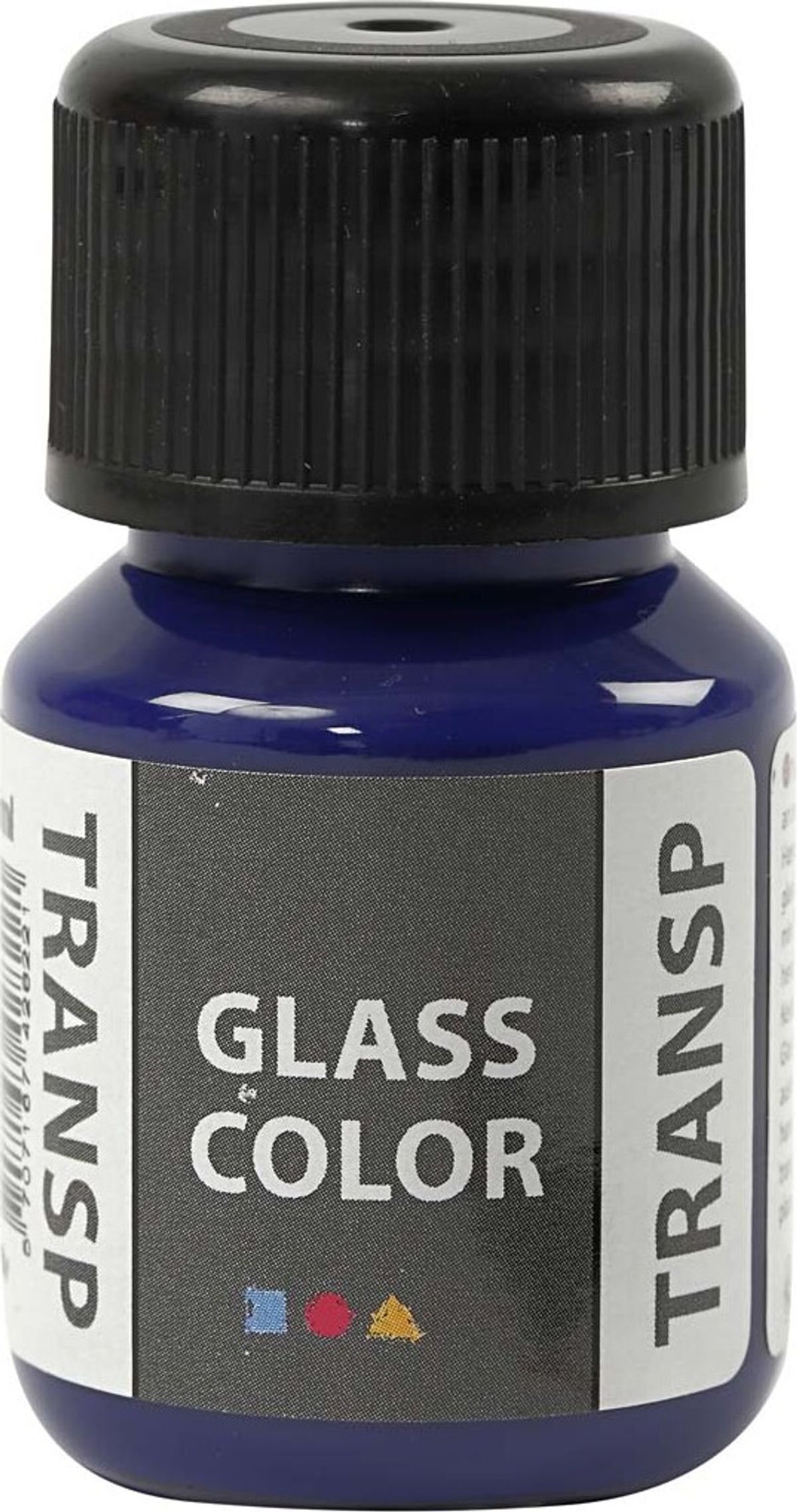 Glasmaling - Transparent - Brilliant Blå - 30 Ml