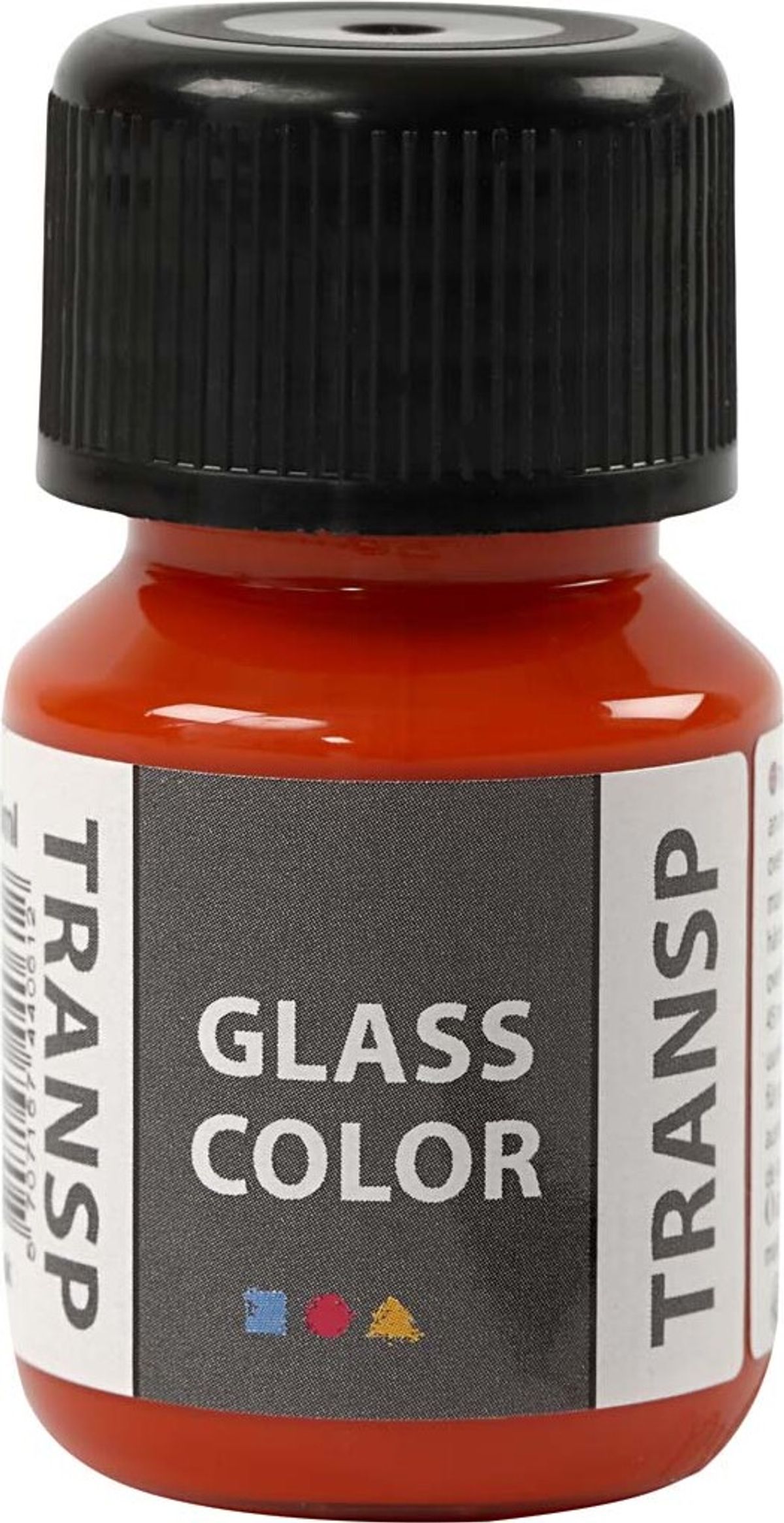 Glasmaling - Transparent - Orange - 30 Ml