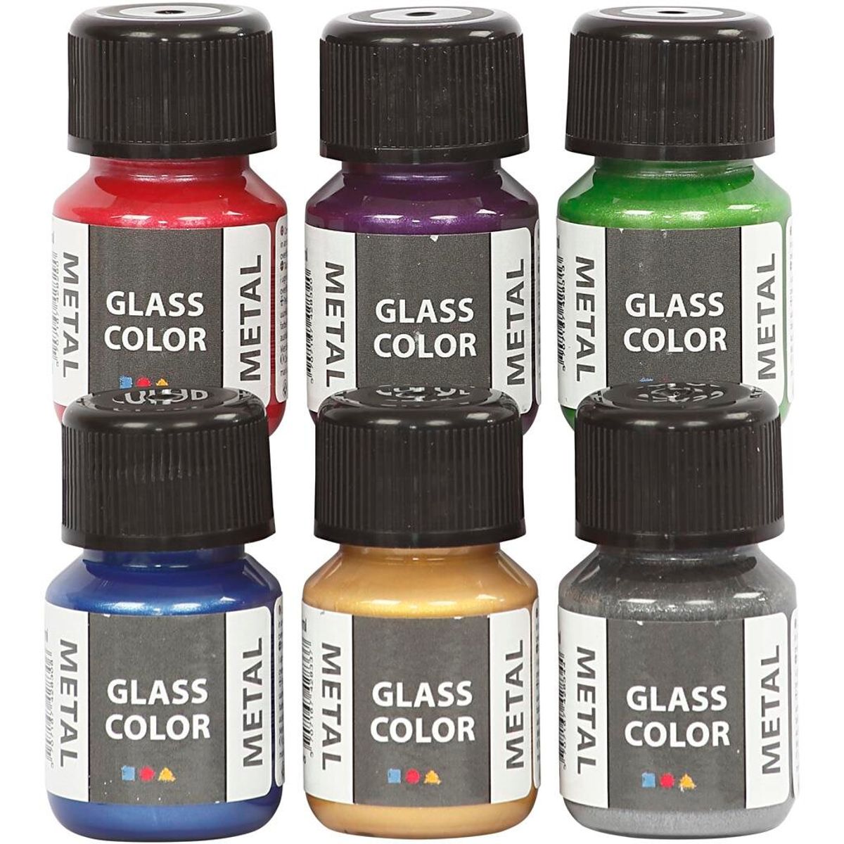 Glass Color Metal, 6x35 ml