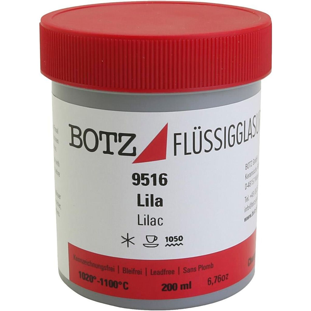 Glasur til ler, lilla, 200 ml/ 1 ds.