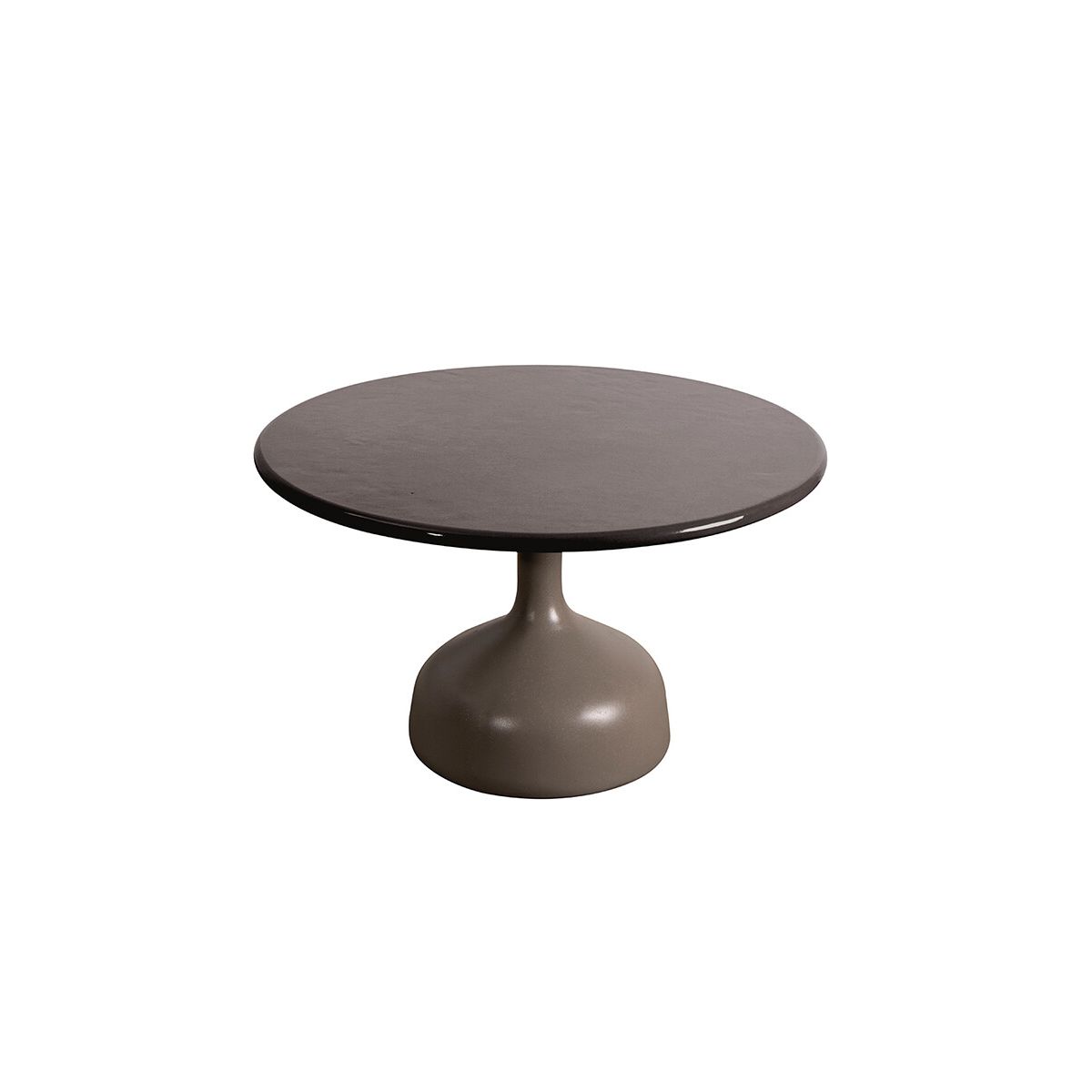 Glaze Sofabord, stor fra Cane-line (Black, Taupe aluminium)