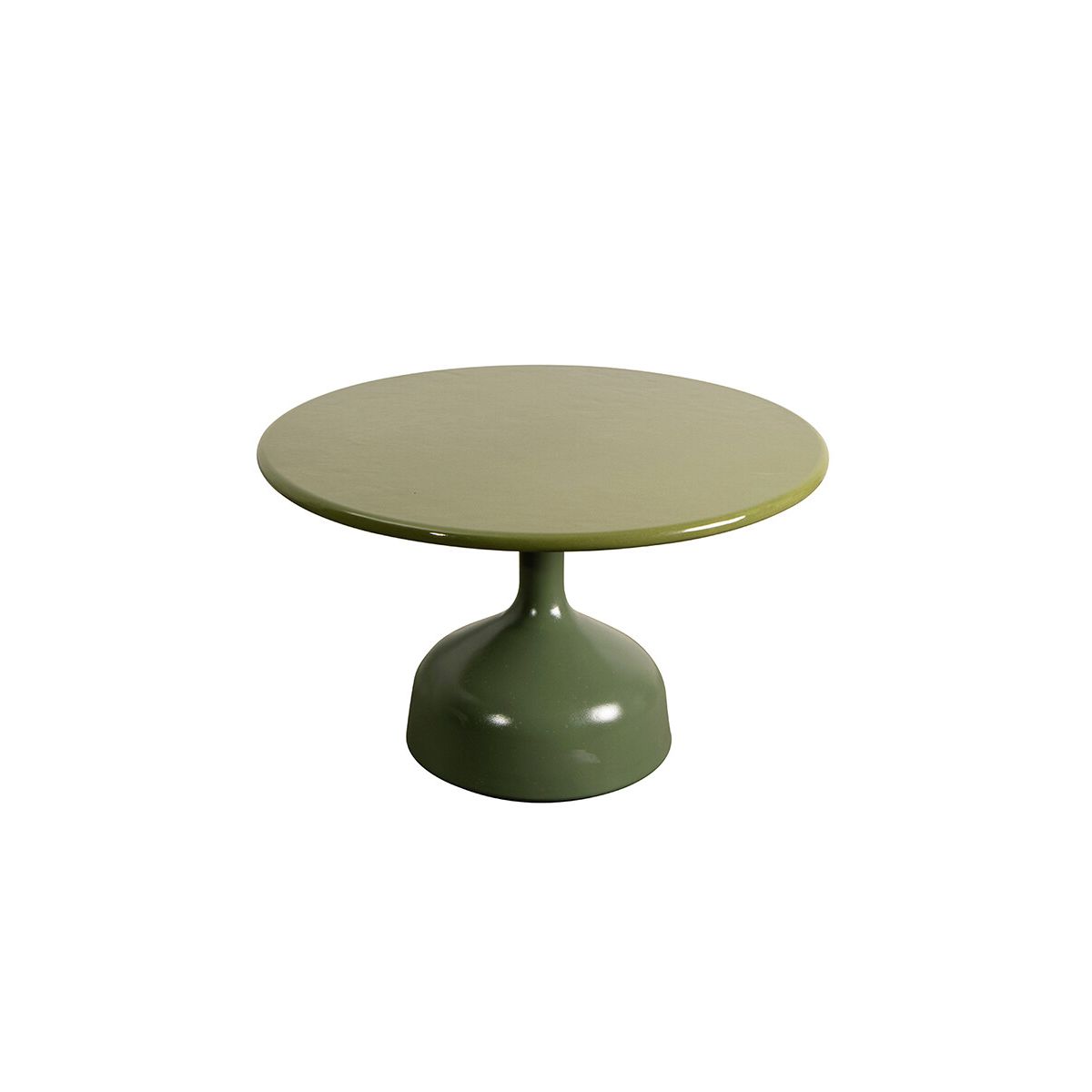 Glaze Sofabord, stor fra Cane-line (Green, Green aluminium)