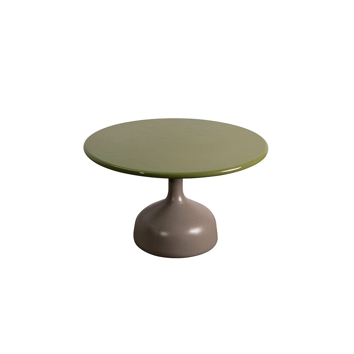 Glaze Sofabord, stor fra Cane-line (Green, Taupe aluminium)