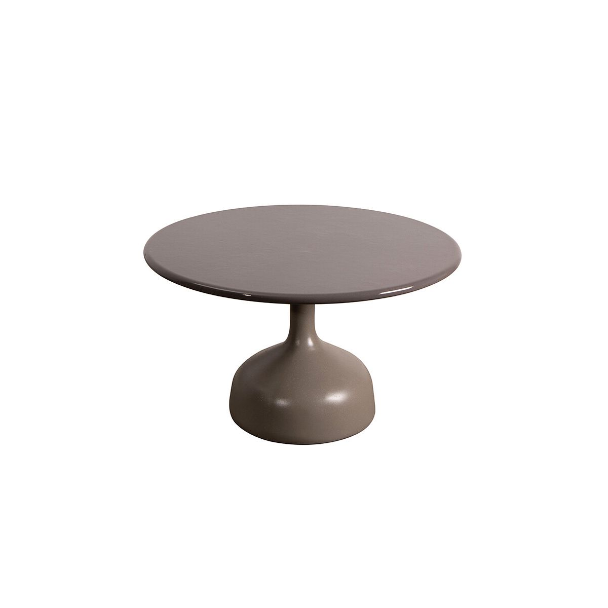 Glaze Sofabord, stor fra Cane-line (Taupe, Taupe aluminium)