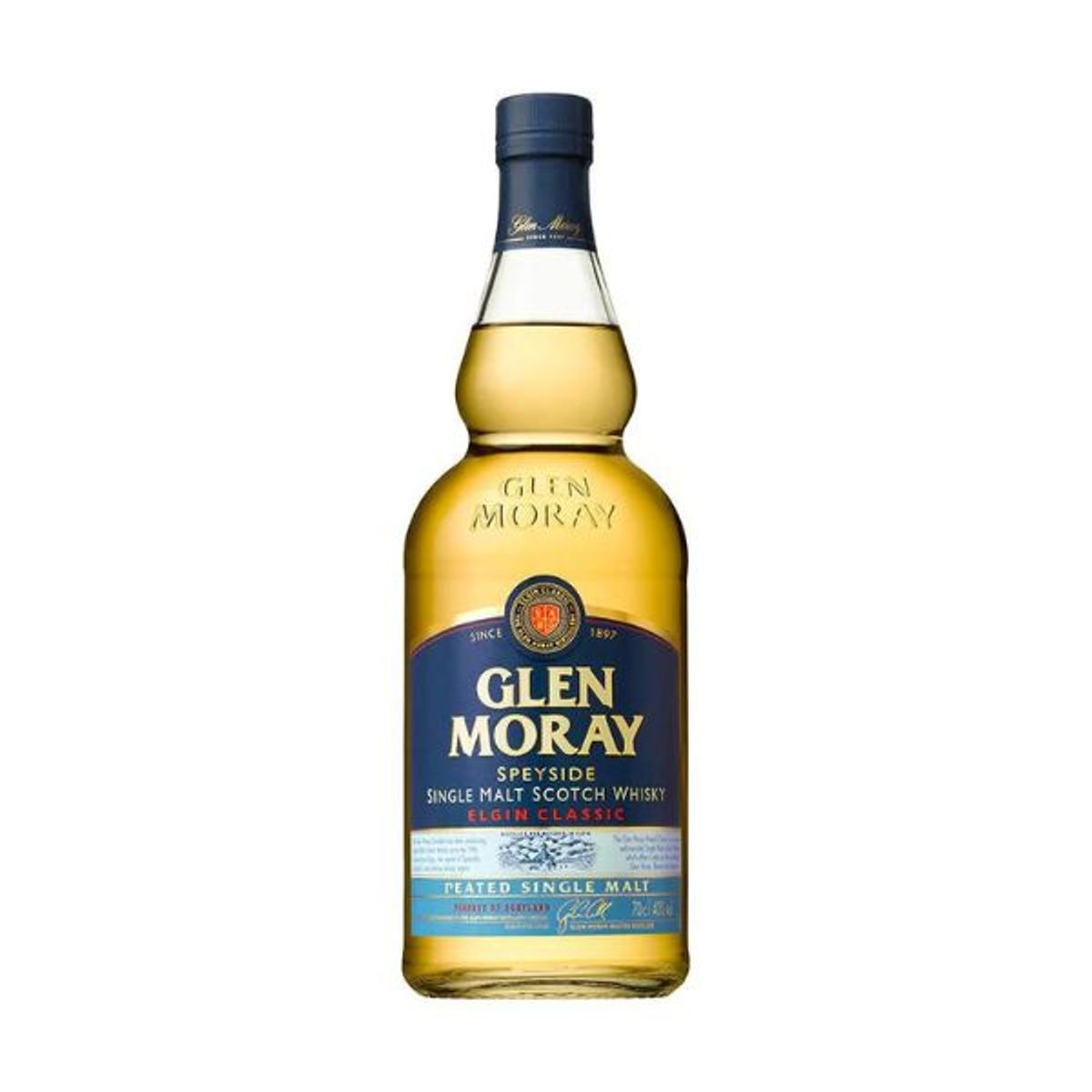 Glen Moray Speyside Single Malt Peated Fl 70