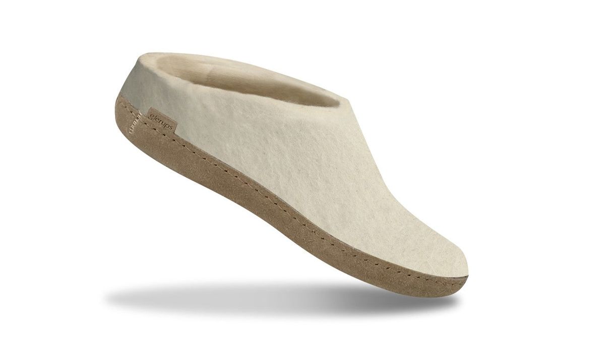 Glerups - Hjemmesko, slip-on, 64-0234 - Hvid - 38