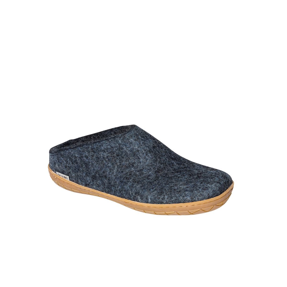 Glerups - Tøffel m. Gummisål, 60-0138 - Denim - 42