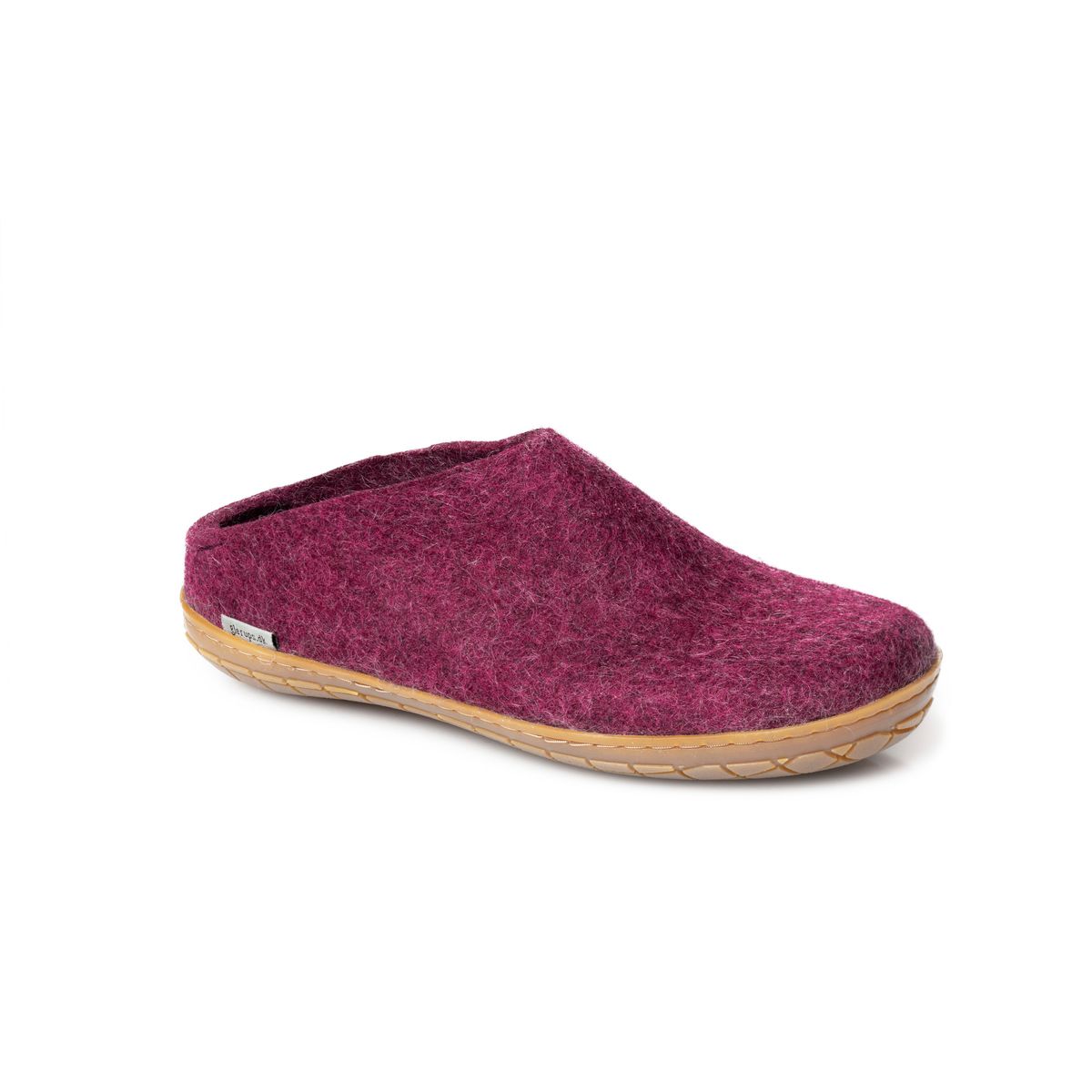 Glerups - Tøffel m. Gummisål - 64-0230 - Cranberry - 37