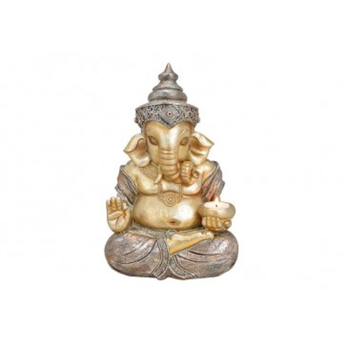 Glimmer Ganesha med lys 31 cm - Ganesha - GodKarmaShop