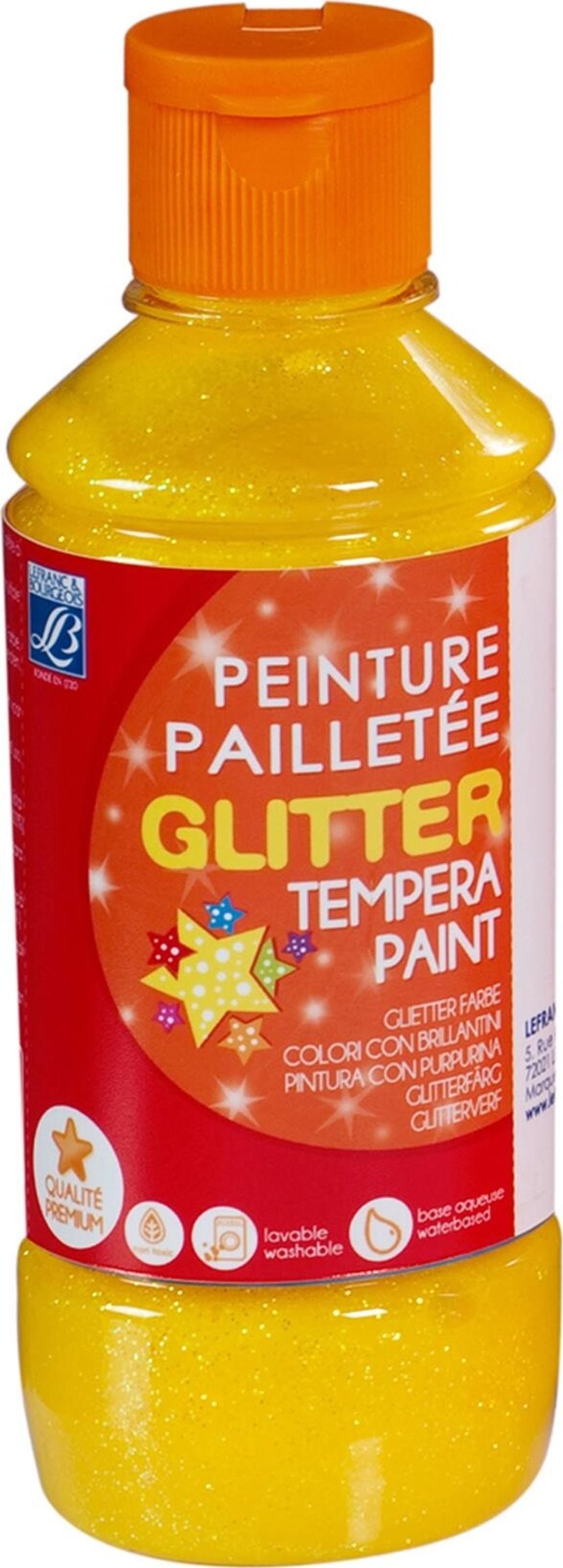 Glimmermaling - Gul 250 Ml - Marabu