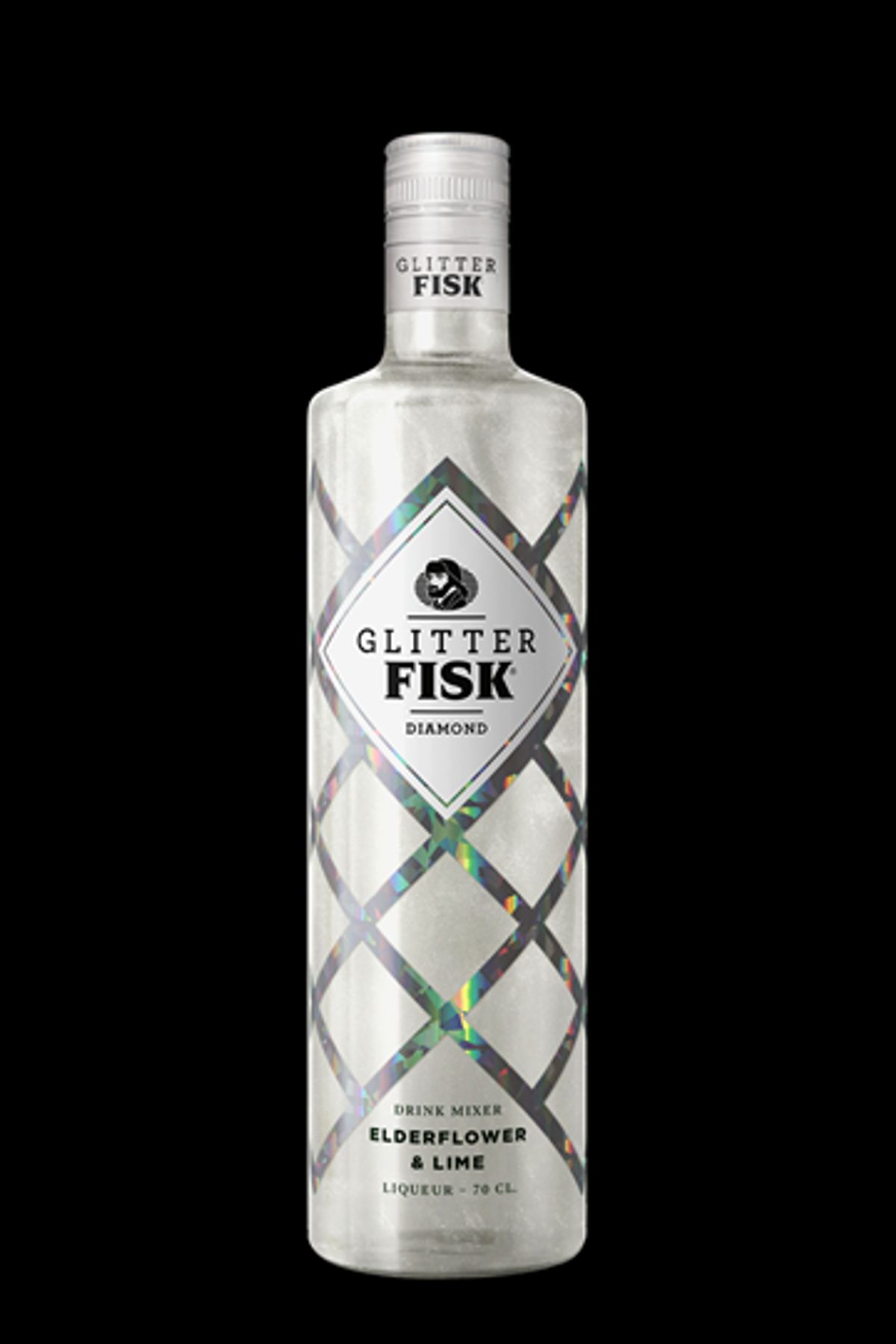 Glitter Fisk Diamond, Elderflower & Lime Fl 70