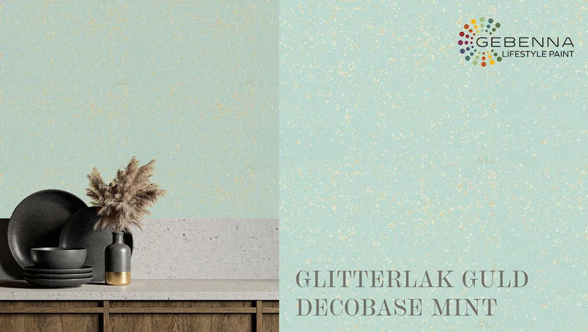 Glitterlak Guldbase + Dekobase 17