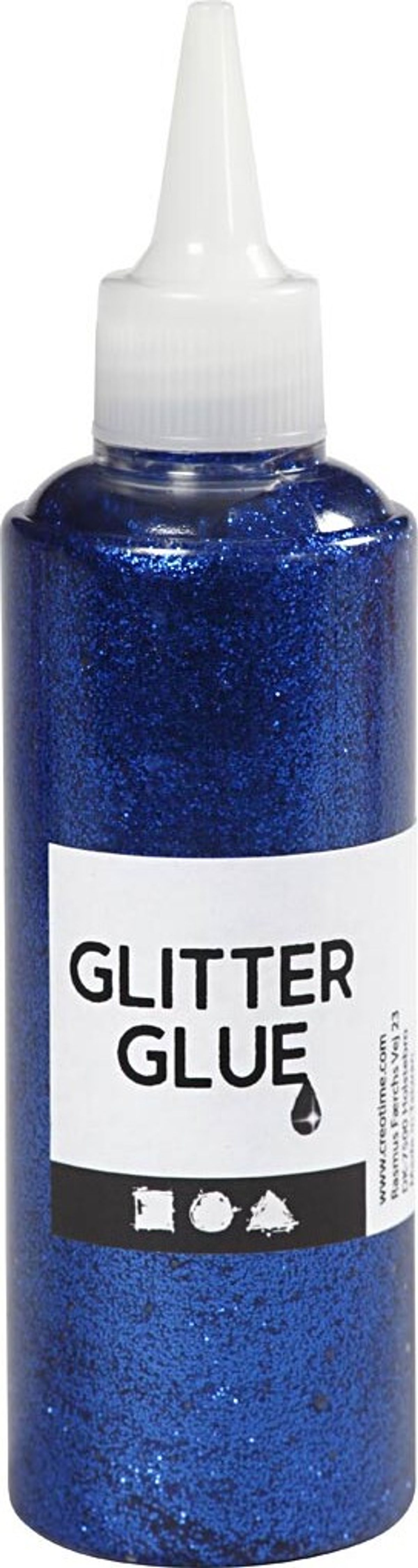 Glitterlim - Mørk Blå - 118 Ml