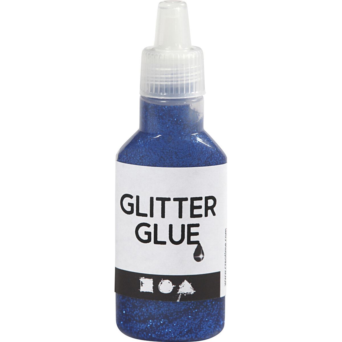 Glitterlim - Mørk Blå - 25 Ml