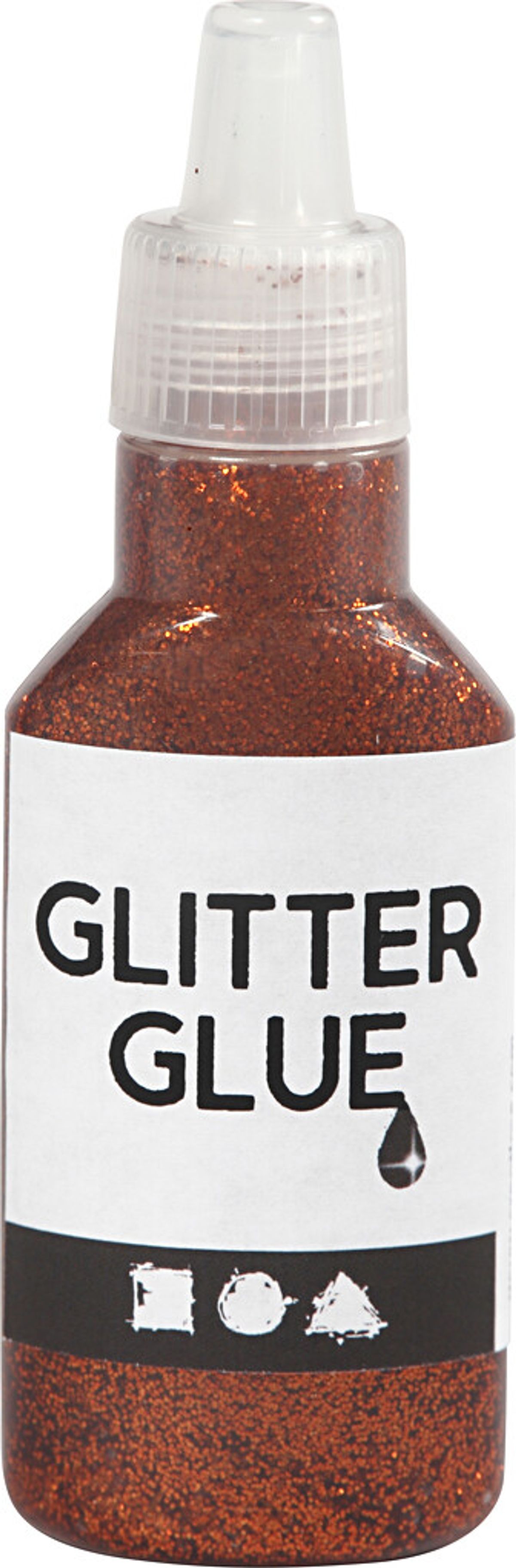 Glitterlim - Orange - 25 Ml