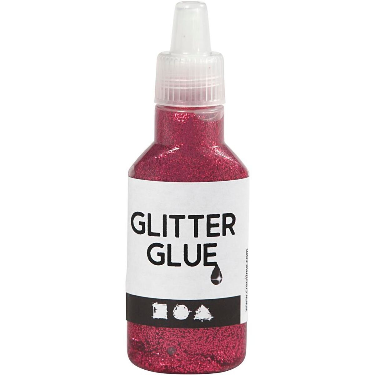 Glitterlim, pink, 25ml