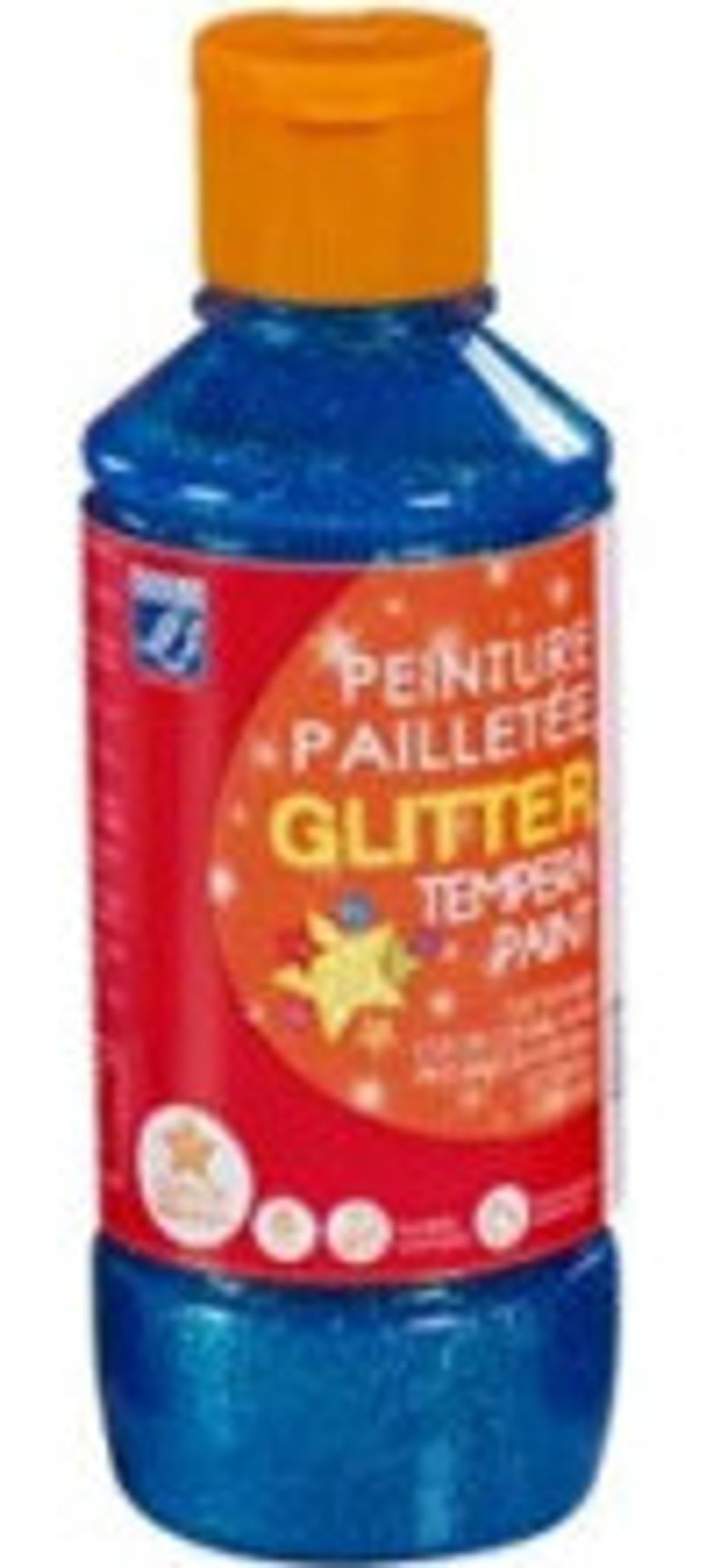 Glittermaling - Lyseblå 250 Ml - Lefranc Bourgeois