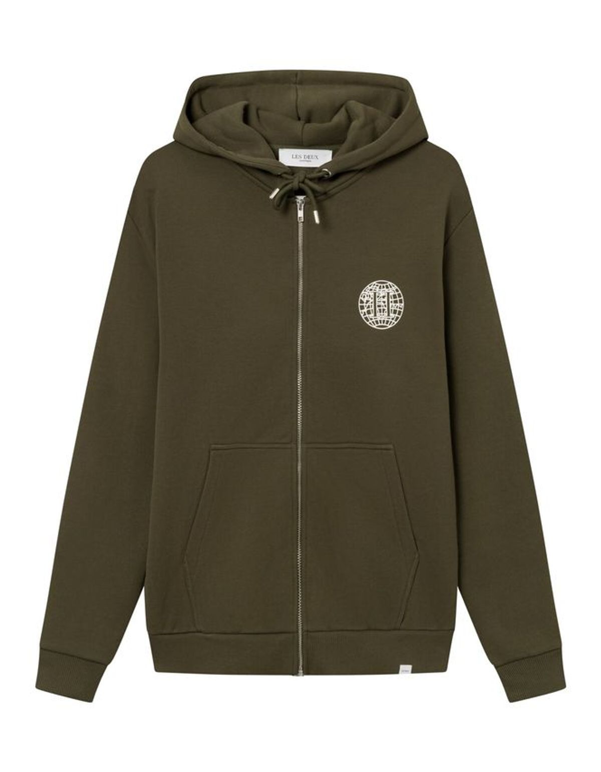 Globe Zipper Hoodie