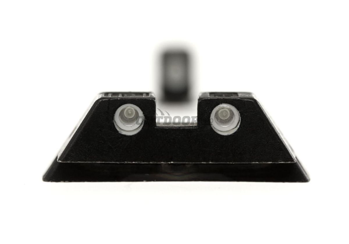 Glock Steel Rear Sight 7.3mm Fluorescent Black