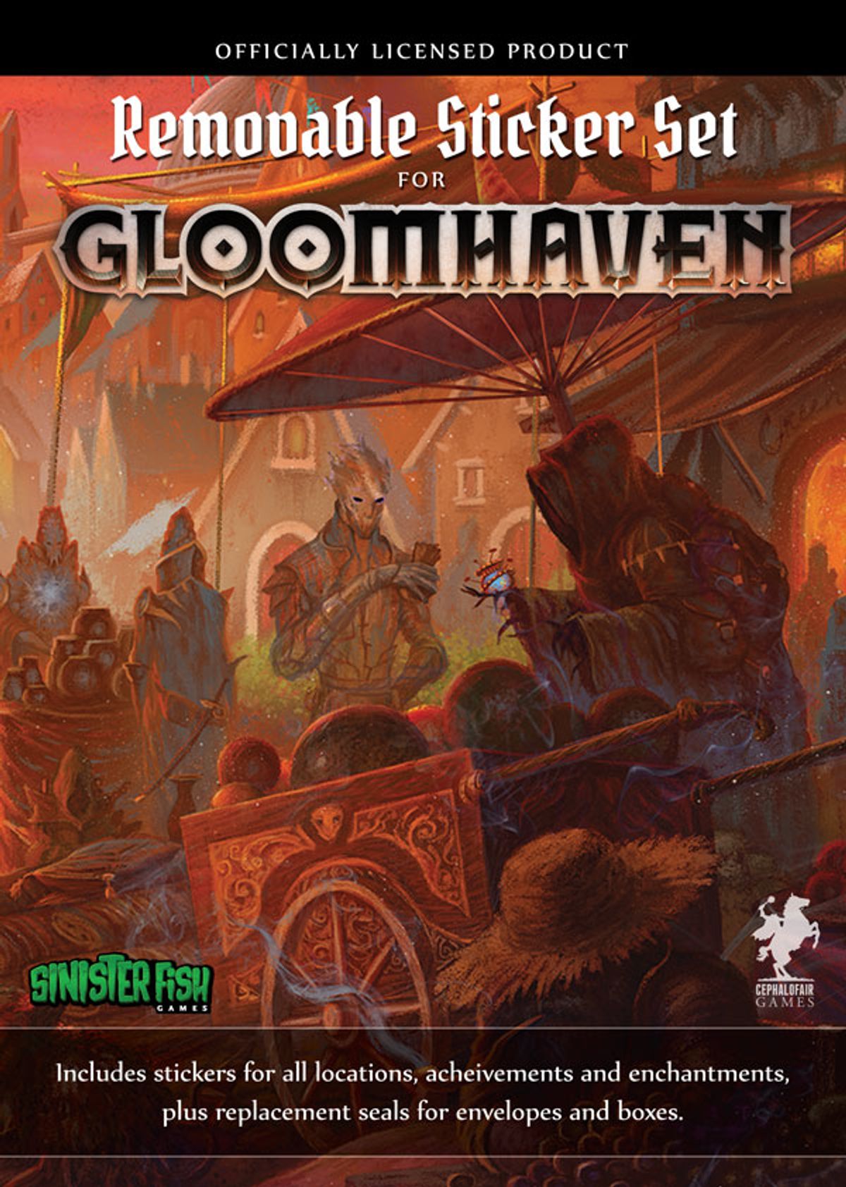 Gloomhaven: Removable Sticker Set