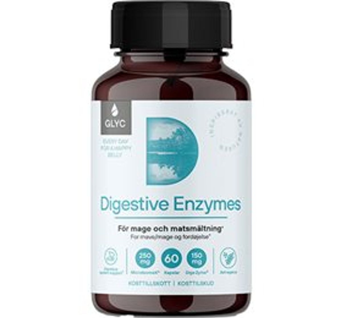 Glyc Digestive enzymes 60 kapsler