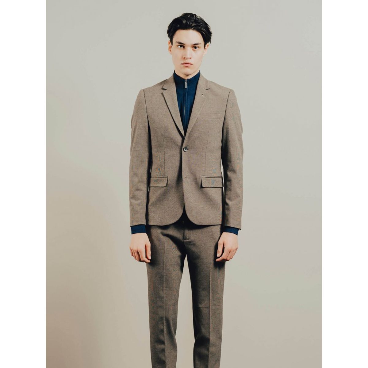 Gnious - Haggs Blazer i sand - Herre - 48