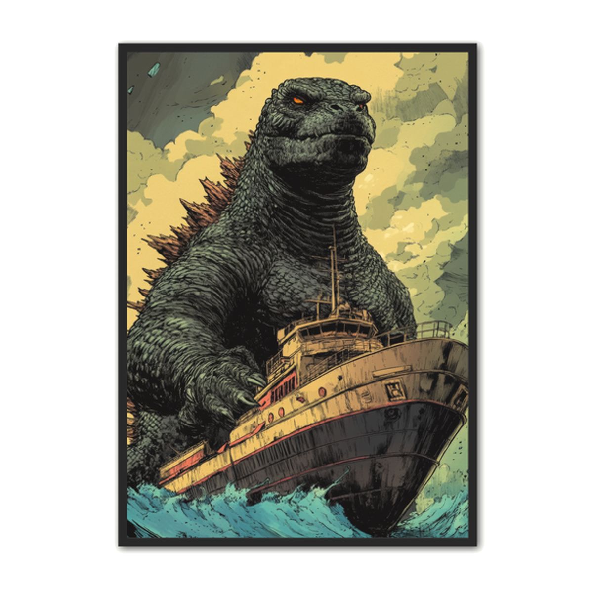 Godzilla Plakat 11 - Fantasi Plakat