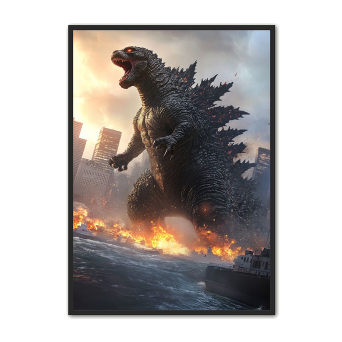 Godzilla Plakat 13 - Fantasi Plakat