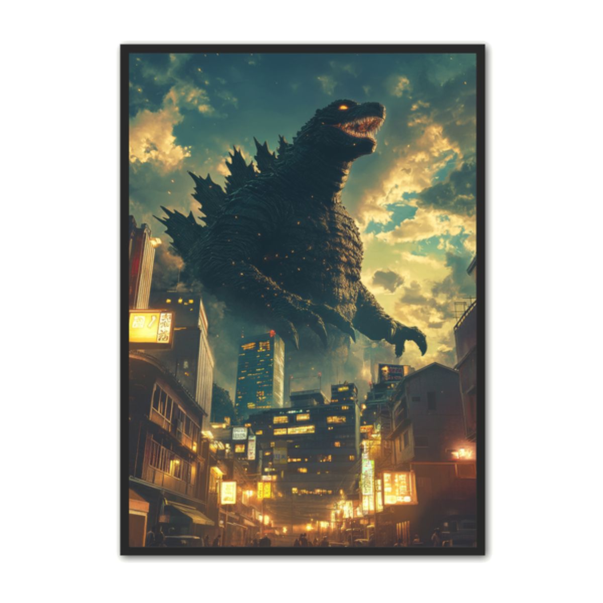 Godzilla Plakat 16 - Fantasi Plakat