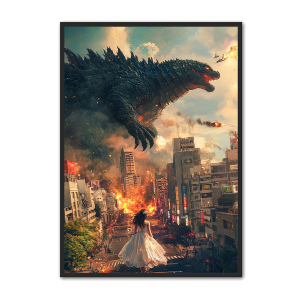 Godzilla Plakat 3 - Fantasi Plakat